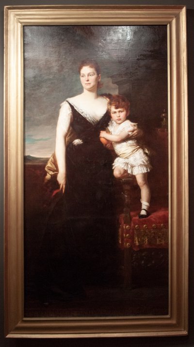 Portrait of Countess Gyula Karolyi, née Geraldine Pálffy by Gyula Benczúr